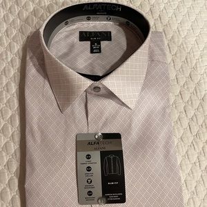 Alfani slim fit button up